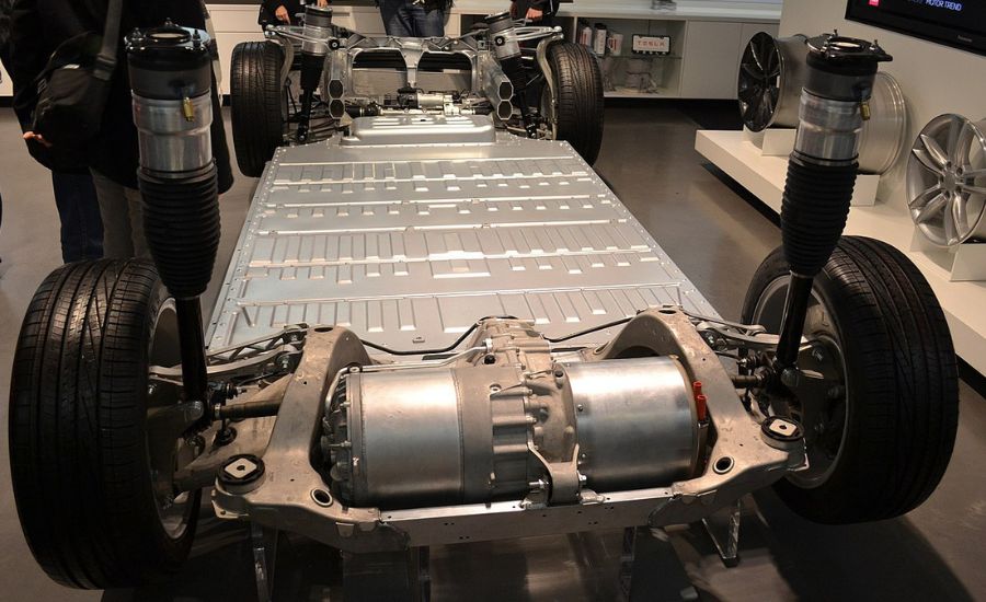 where is the engine in a tesla 3